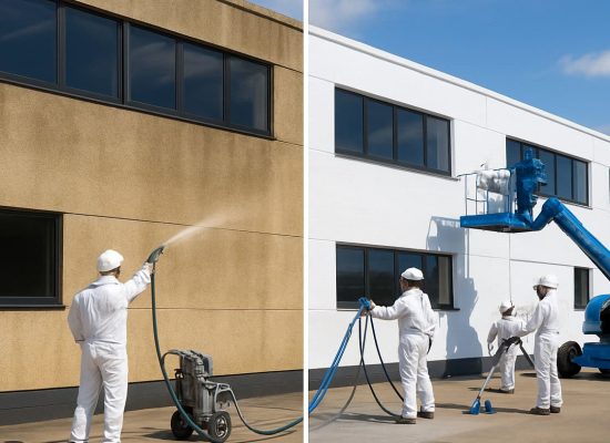 painting exteriors of commercial buildings commercial painting sg